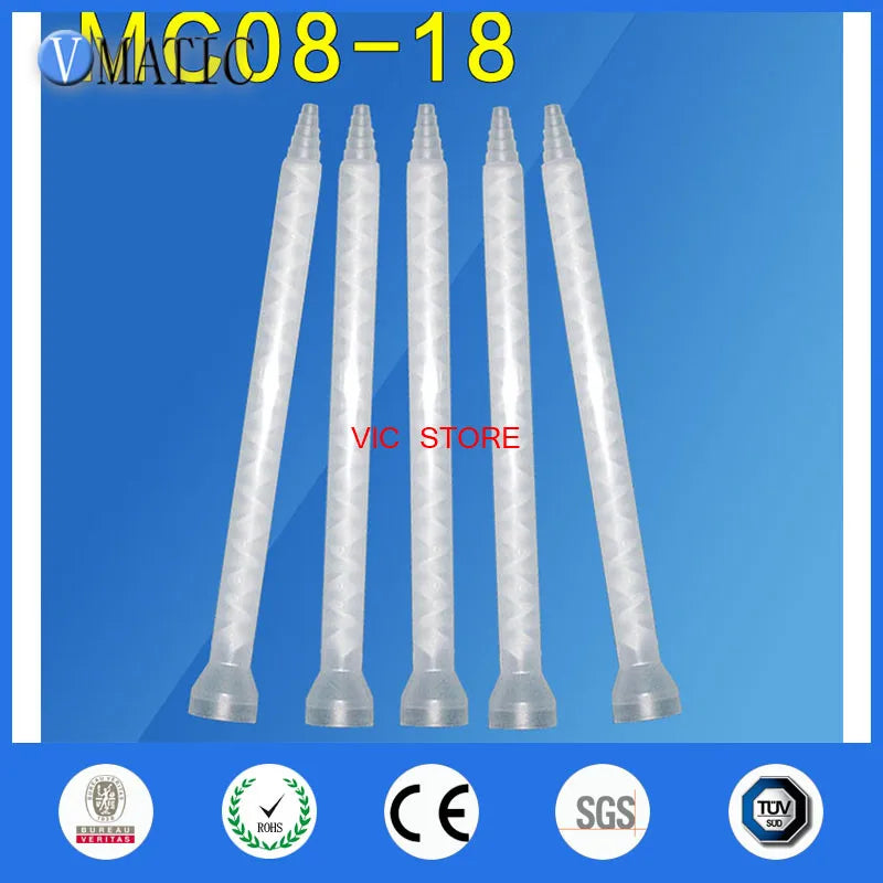 Free Shipping High Quality Resin Static Mixer MC/MS08-18 Mixing Nozzles For Duo Pack Epoxies