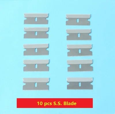 Multi-Function Window Tint Tool Ceramic Glass Oven Paint Razor Scraper Glue Sticker Knife Clean Removal Squeegee Plastic Blade