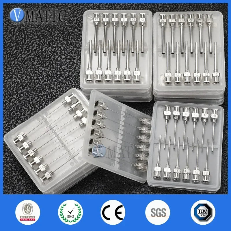 ‌8-30G Precision Dispensing Needles |(1") Stainless Steel Tips 12-Pack for Adhesive & Epoxy | Fast Shipping‌