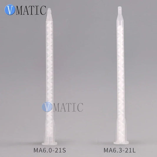 Free Shipping Plastic Static Mixer MA6.0-21S Mixing Nozzles For Duo Pack Epoxies