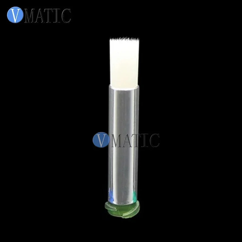 Free Shipping 25G 6mm Brush Tip Needle Double Screw Thread Needles EFD Soft Brush Needle Round Mouth Dispensing Needle