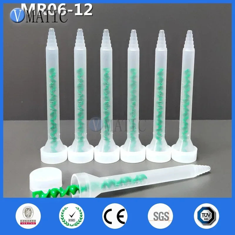 ‌Dynamic Static Mixer MR06-12 | High-Flow PTFE Mixing Nozzles for Adhesive Dispensing Free Shipping‌