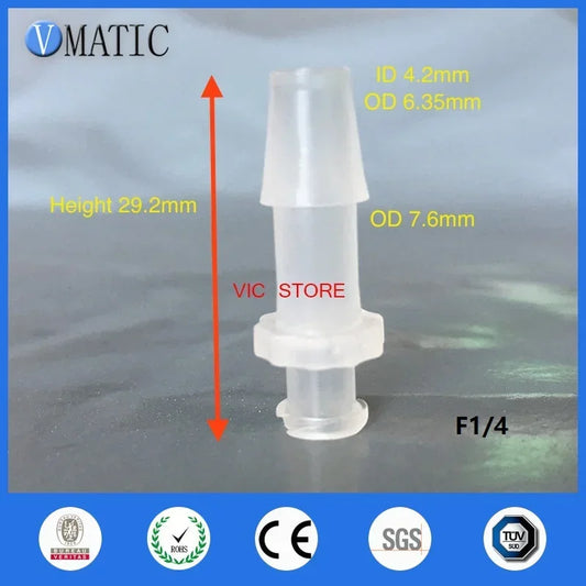 Free Shipping High Quality Plastic Female Male Joint Pipe Hose Connector Fast Fittings Adapter 100 Pcs