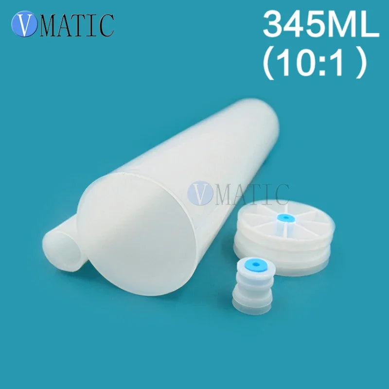 High Quality Recommendation 345Ml/Cc 10:1 AB Glue Dispensing Plastic Cartridge With Piston