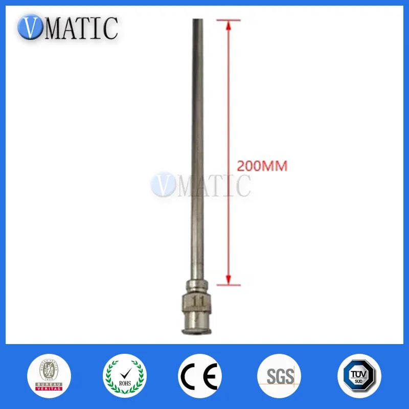 Free Shipping 10 Pcs 8 - 23G All Tube Length 200mm Metal Stainless Steel Fluid Adhesive Glue Dispensing Syringe Blunt Needle