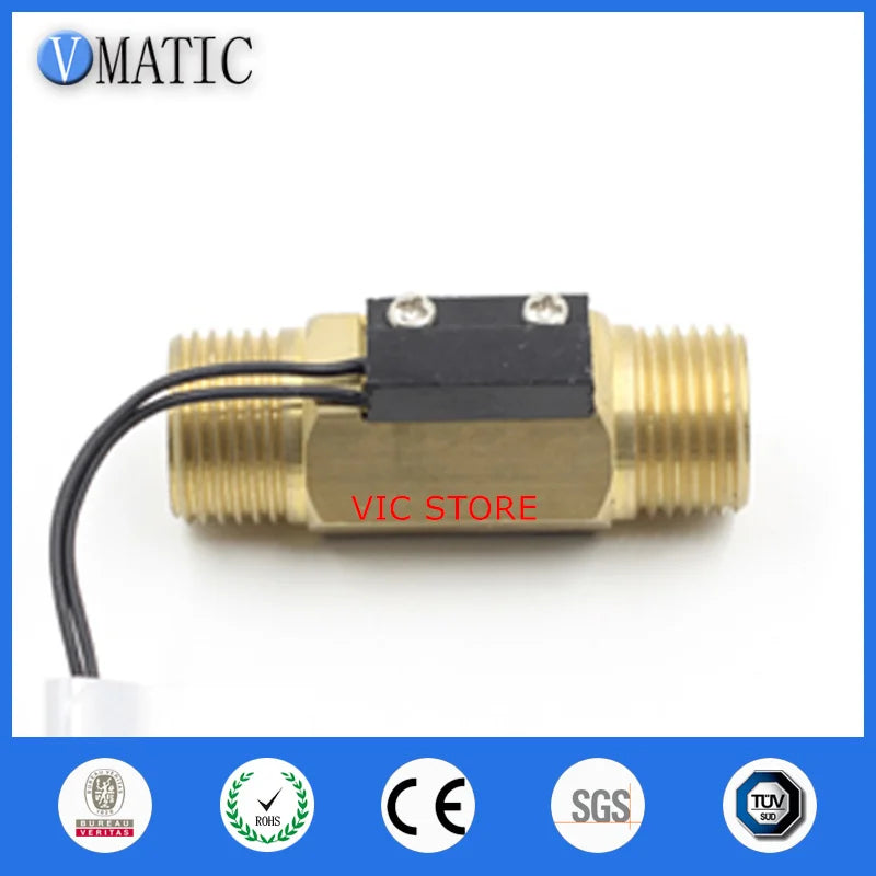 Free Shipping Electronic Sensor Toilet Auto Flush Brass Magnetic High Precision VC2260 Water Heater Flow Switch