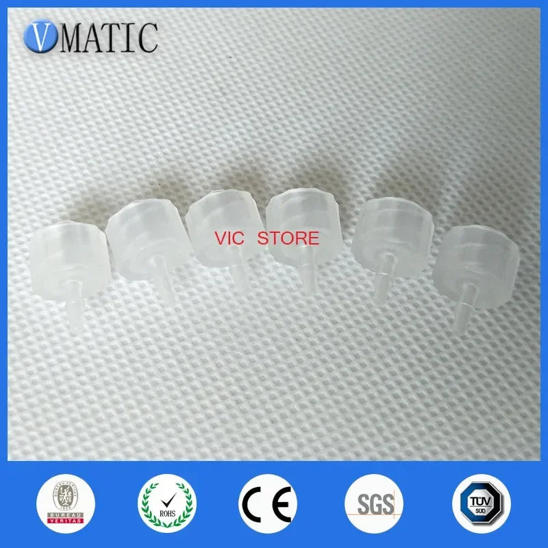 100 Pcs Male to Male Luer Lock Connector, 1/16 Inch ID Quick Connect Plastic Adapter for Syringe Tubing Liquid Transfer