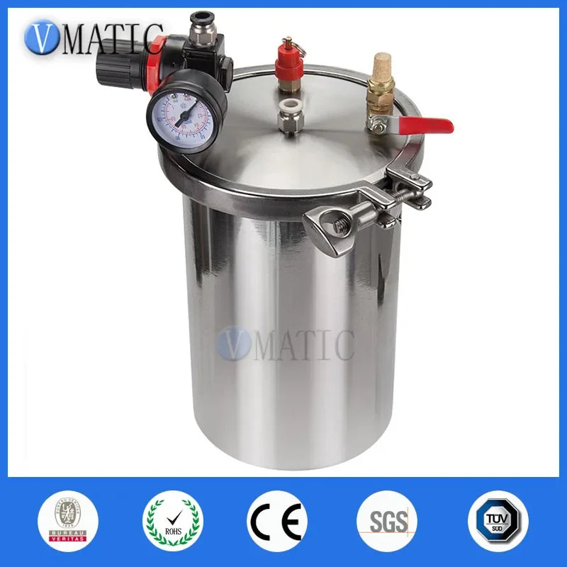 2023 High Quality Clip Frame Type Stainless Steel Pneumatic Pressure Tank