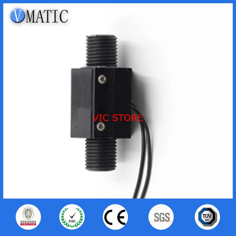 High Quality Electronic Magnetic Sensor Thread VC2253-G1-4 Male Automatic Toilet Flusher Plastic Pipe G1/4 Flow Water Switch