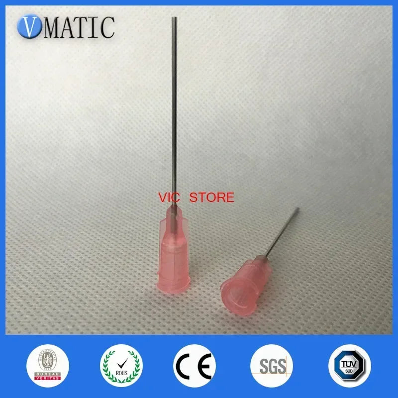 Free Shipping 100Pcs 1.5'' 20G Tip Luer Lock Glue Dispensing Needle Tip 1-1/2 Inch
