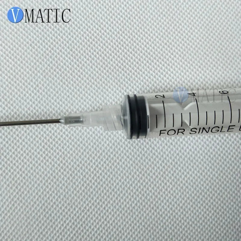 Free Shipping Quality Assurance 5Sets 10Cm Tubing Length 16G Blunt Tip 5Pcs 10Cc Syringe And Red Syringe Tips