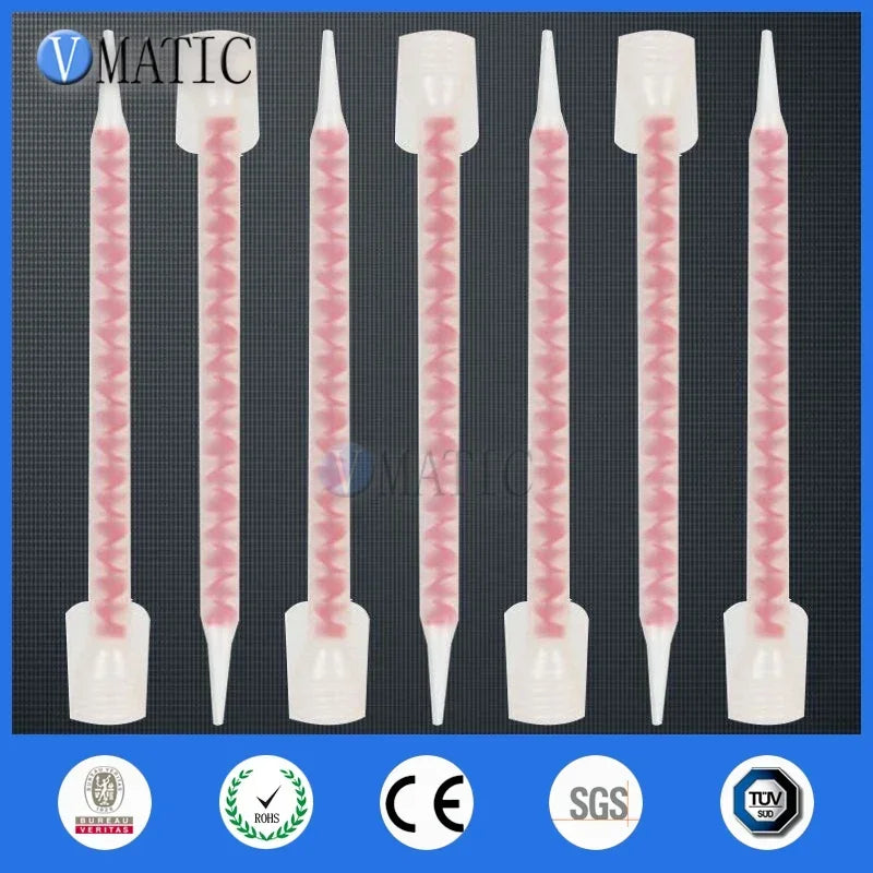 ‌100PCS Static Mixer Nozzles for 200-600ml Dual Ratio 1:1 & 2:1 High-Flow Dispensing Tips Epoxy, Polyurethane Silicone Adhesives