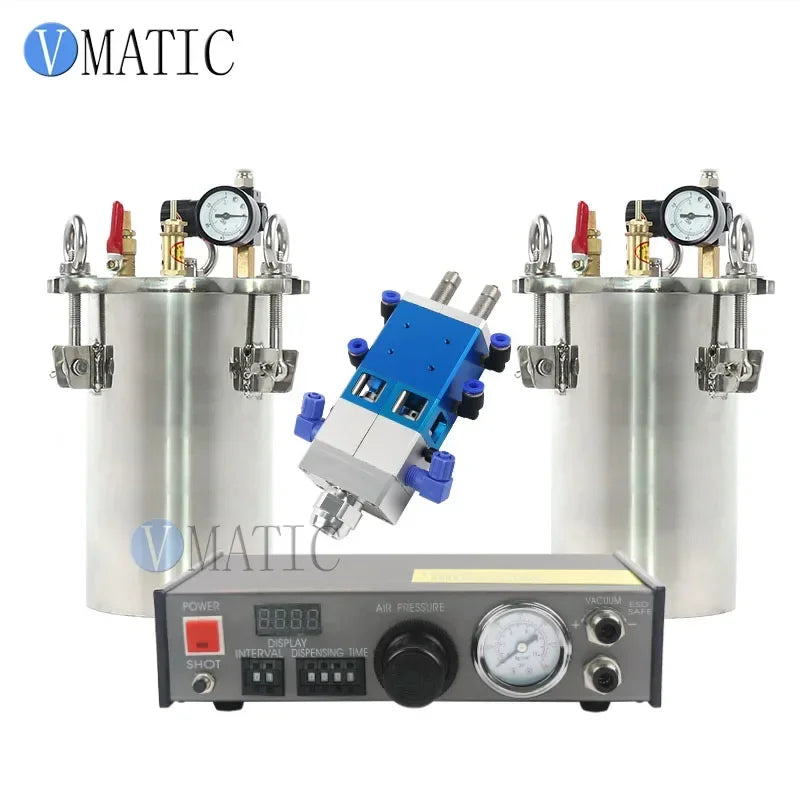 ‌Auto Glue Dispenser | 2x2L Tanks + Dual-Piston System for Automotive Sealing High Flow Fast Ship‌