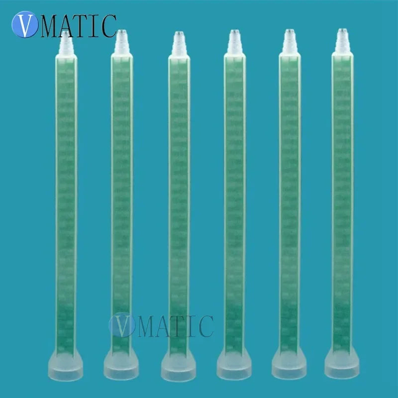 ‌Industrial Static Mixer Nozzles FMC08-32 | 10pcs Square Plastic Mixing Tubes for Epoxy/Adhesive Anti-Clog Free Shipping