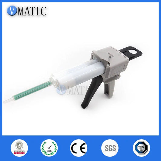 High Quality 50ml 50cc AB Glue Mixing Epoxy Dispenser With Adhesive Cartridges (1:1 & 2:1 Ratios) Dispensing Gun