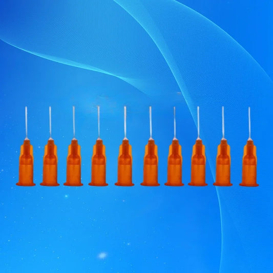 ‌100PCS 26G Hybrid Dispenser Needles 0.5" | Plastic+Stainless Steel Tips / Electronics Free Shipping‌