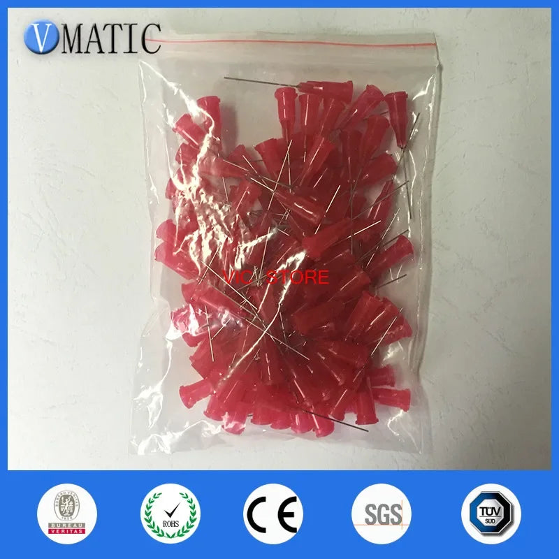 Free Shipping Hot Sale 100Pcs Dispensing Needle Tip 25G 1 Inch Length For Liquid Dispenser Adhesive Glue Syringe