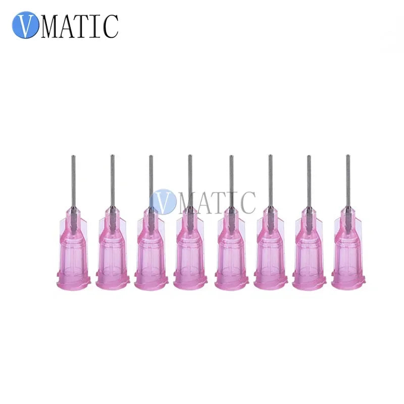 High Quality 100Pcs 21G 1/2 Inch Plastic Industrial Blunt Needles With Purple Color