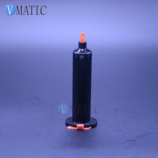 Free Shipping 10cc/ 10ml Black Luer Lock UV Syringe Barrel Set With Orange Cap/ Stopper, Piston &  End Cover