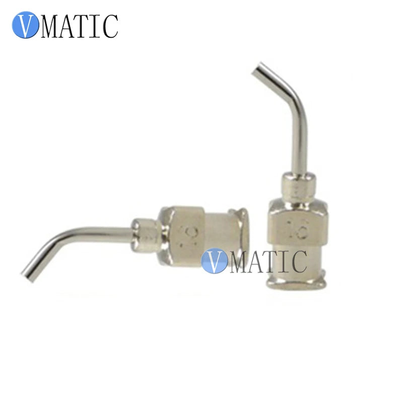 High Quality 12Pcs 1/2'' Inch 16G 45 Degree Bent Stainless Steel Dispensing Needle