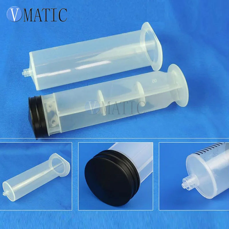 Free Shipping 100cc Manual Glue Dispensing Syringe Dispenser Syringe 100ml
