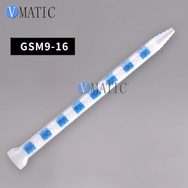 Free Shipping 10 Pcs GSM9 Series Universal Mixing Tube Glue Dispense Static Mixer Nozzle AB Mix Tubes Pipe For Pneumatic Valve