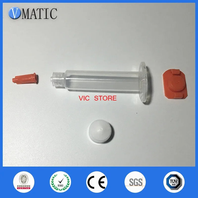 Free Shipping 10cc 10ml Liquid Dispenser Solder Paste Adhesive Glue Pneumatic Syringe + Dispensing Needle Tip