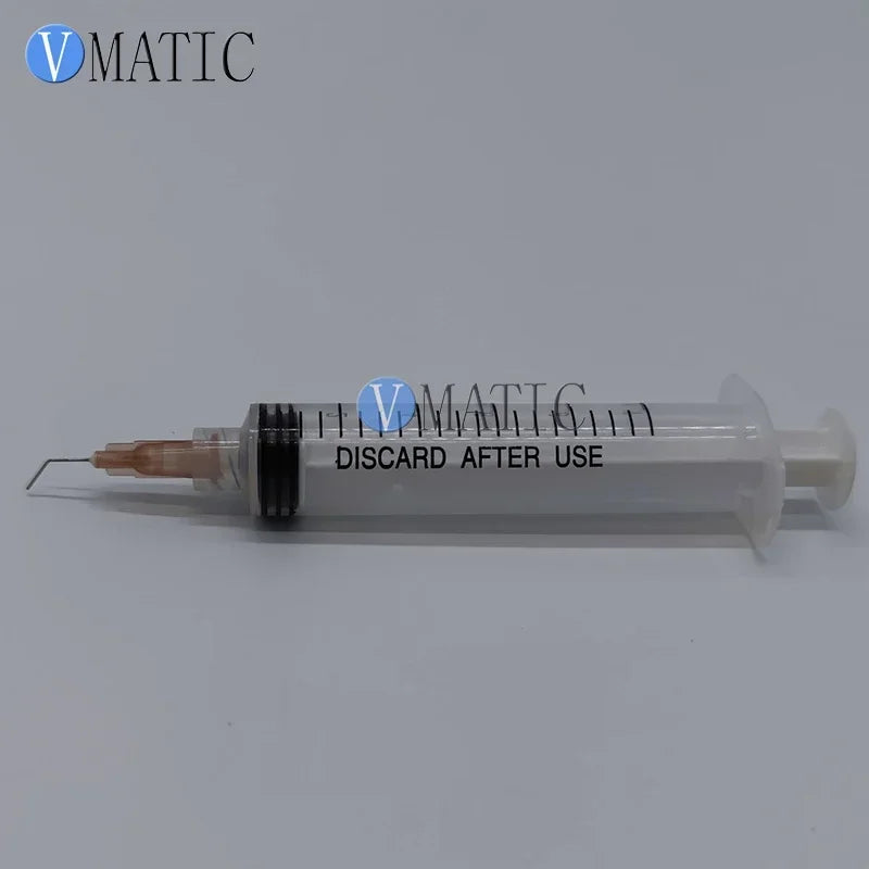Free Shipping 100 Pieces 26G 45 Bent Degree 0.5'' Glue Dispensing Needle Bayonet Type Dispenser Needles 1/2 Inch