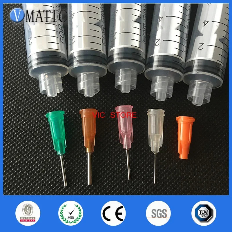 Free Shipping SMT Solder Paste Adhesive Fluid Glue Liquid Dispenser Syringe Needle Tips
