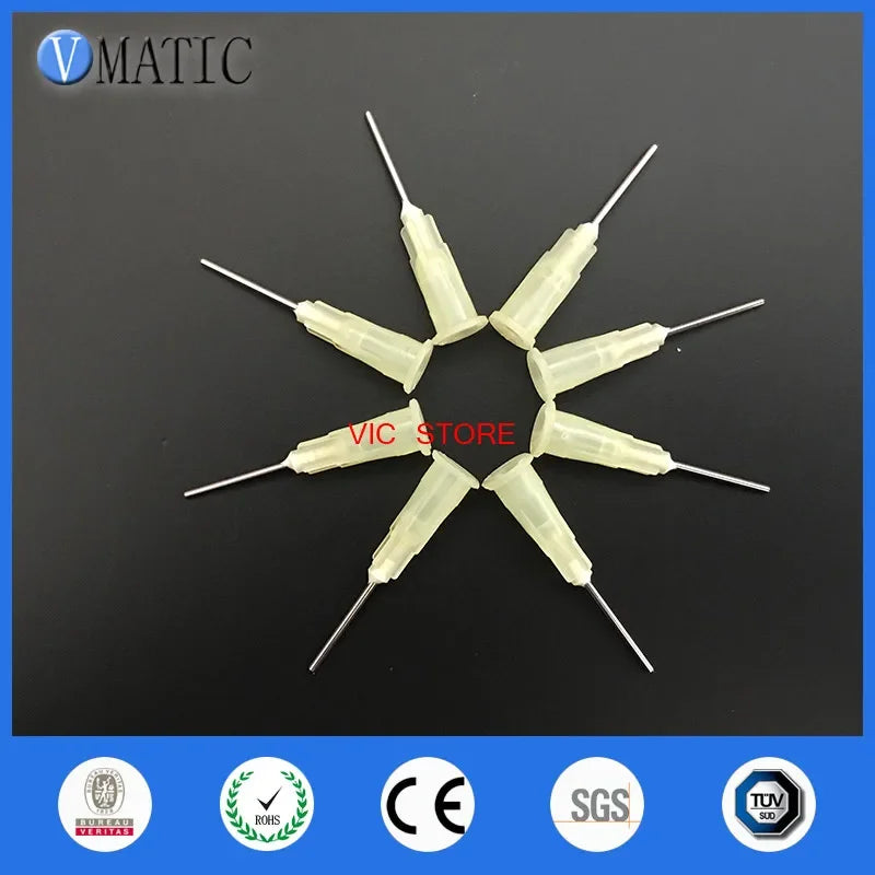 Free Shipping 100Pcs  0.5'' 19G Quality Pinhead For Glue Dispensing Machine Syringe Needle Glue Dispenser Needle Tip 1/2 Inch