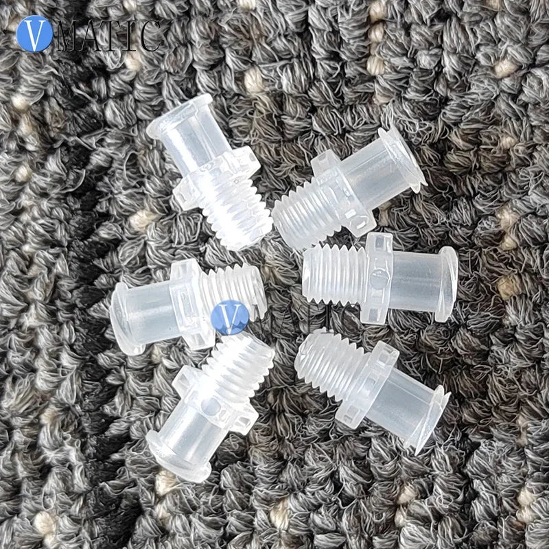 Free Shipping Female Luer Tapered Syringe Fitting Connector (Polyprop) Adapter 1/4 Inch Screw 100pcs
