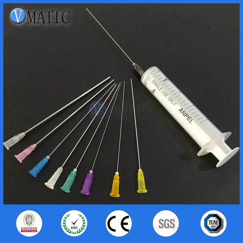 Free Shipping High Quality 100mm 10cm Tube Length Glue Fluid Adhesive Oil Ink Dispensing Blunt Needle
