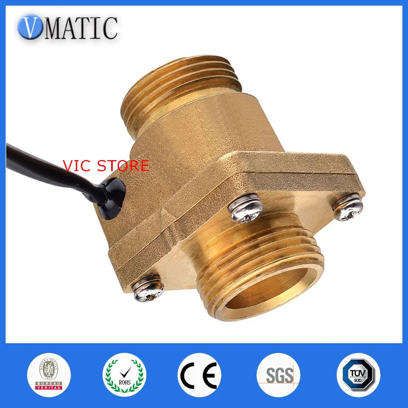 Brass Magnetic Reed Switch Heat Water Flow Switch Flow Meter VC4050