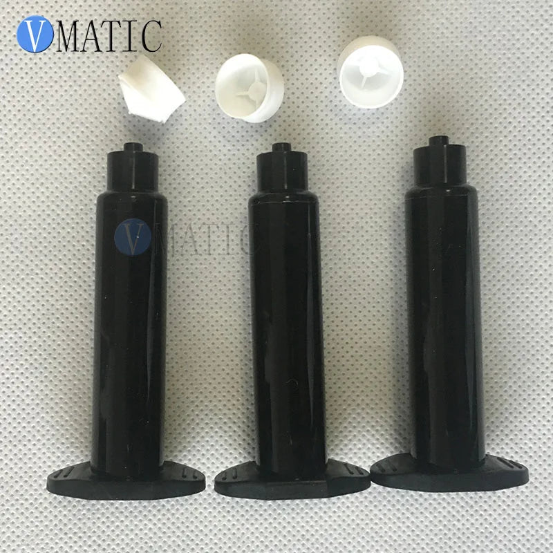 5ml Pneumatic Syringe Barrel Kit | High-Precision US-Style Glue Dispenser for Nordson EFD Systems (PC Material + PTFE Piston)