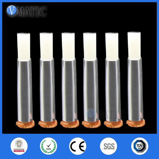 Free Shipping 15G Needle Brush Double Screw Thread Needles Efd Soft Brush Needle Round Mouth Dia 5mm