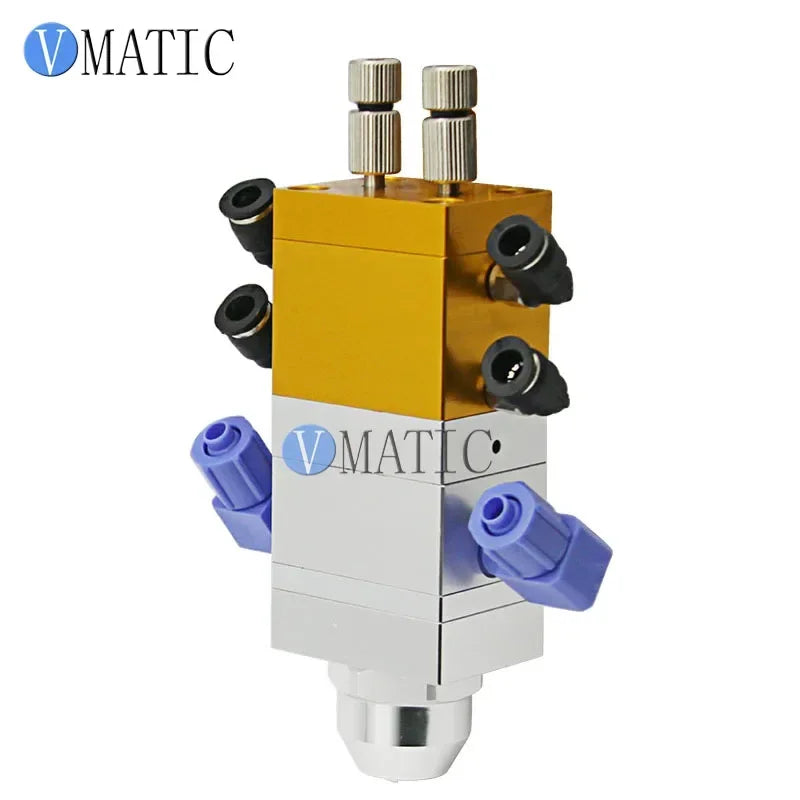 Free Shipping 2L Stainless Steel Pressure Dispensing Valve Manual Glue Dispenser Equipment Double Liquid Dispensing Tool
