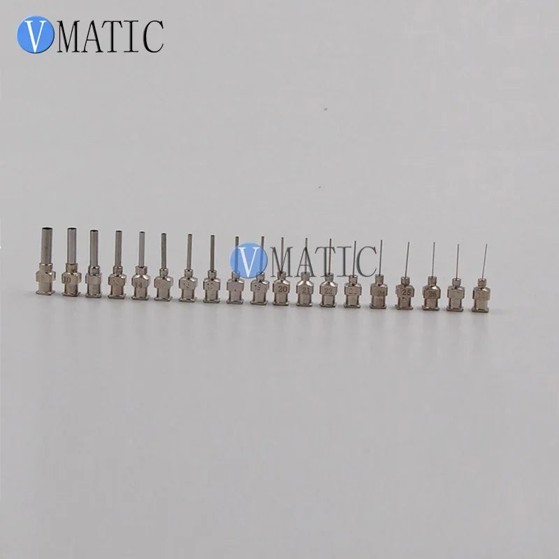 Free Shipping 12Pcs 0.5'' 10G-30G Stainless Steel Dispensing Needle Tips 1/2 Inch