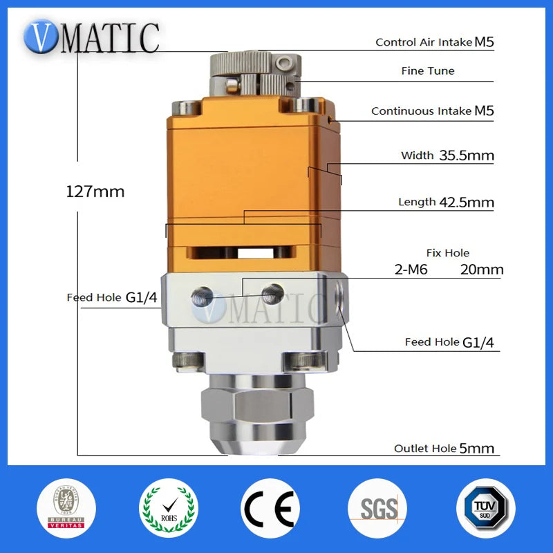2023 High Quality Industrial Use Lifting Suck Back AB Glue Adhesive Pneumatic Dispensing Gluing Valve