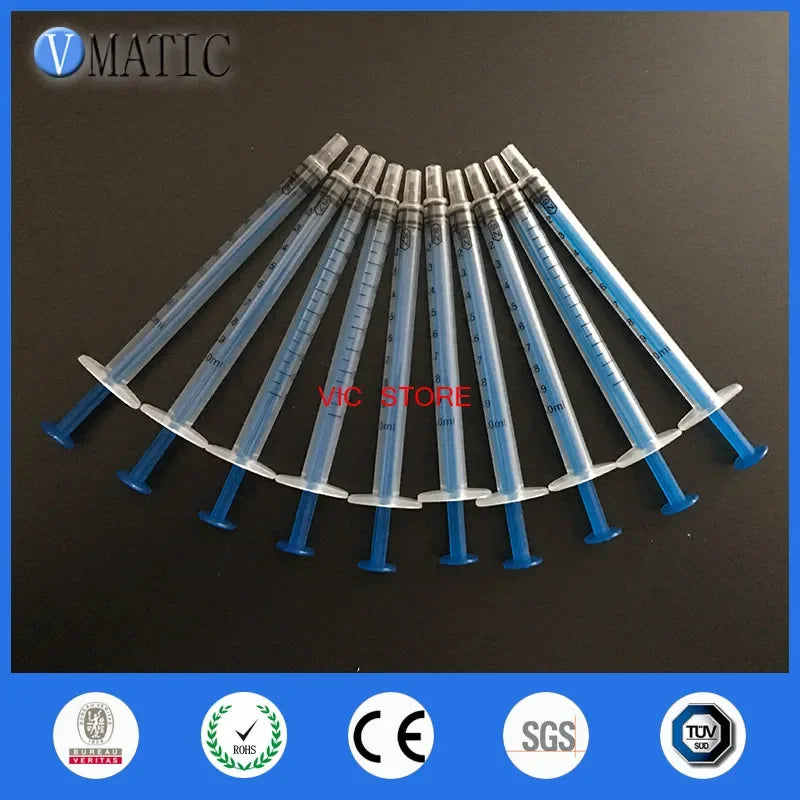 ‌20PCS 1ml Plastic Syringes Kit | Precision Dispensing Tools with Safety Cap for Lab/Craft (1cc Graduated, Non-Sterile)‌