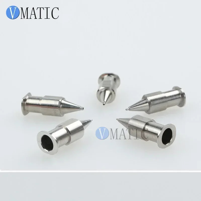 23G Ultra-Fine Dispensing Needles, 0.3mm Precision Tips for Electronics PCB Repair & Solder Paste Application (5-Pack)
