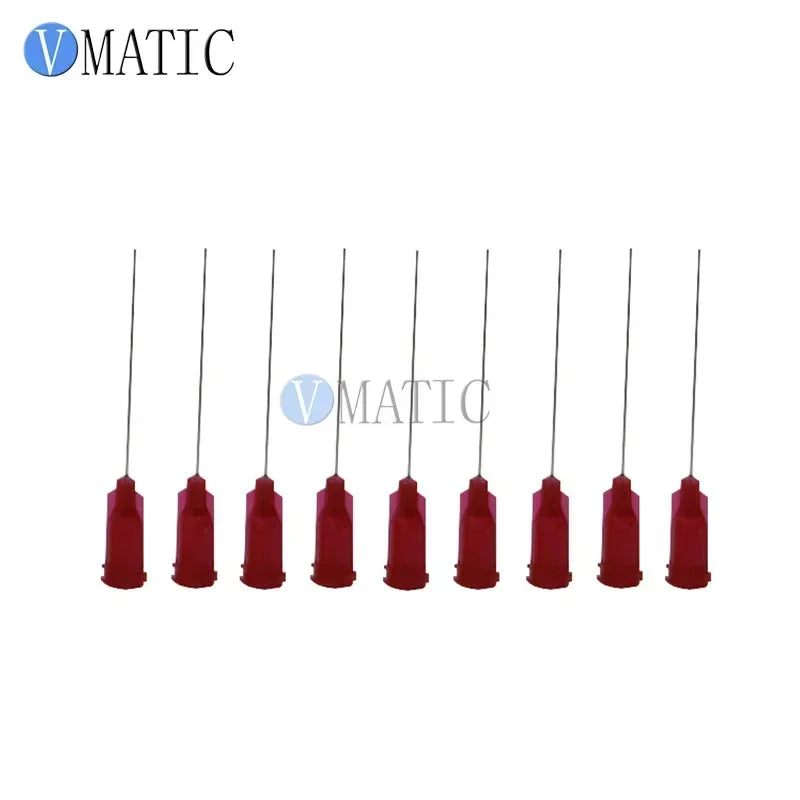 100×25G Industrial Dispensing Tips ▶ 1.5" Precision Fluid Control System（0.5mm ID/PTFE Coating）