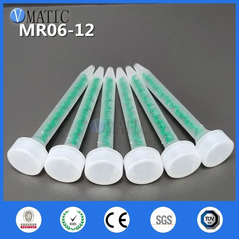 ‌Dynamic Static Mixer MR06-12 | High-Flow PTFE Mixing Nozzles for Adhesive Dispensing Free Shipping‌