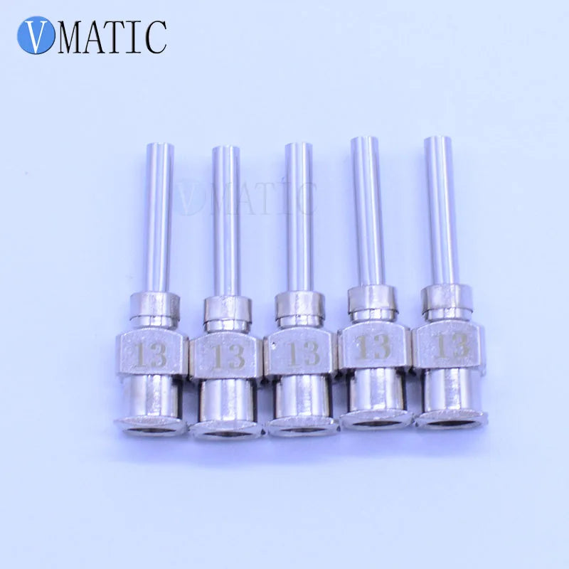 High Quality 12Pcs 0.5'' 13G Glue Dispensing Stainless Steel Needles 1/2 Inch