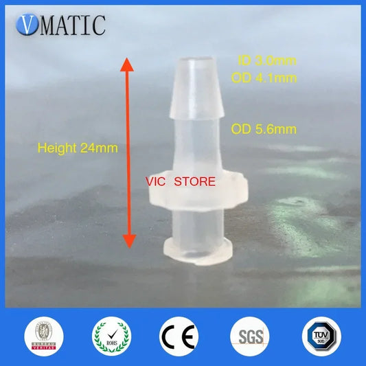 Free Shipping 100Pcs/Lot 3/16 Inch-Barb Female Luer Tapered Syringe Fitting (Polyprop) Luer Lock Tapered Connector