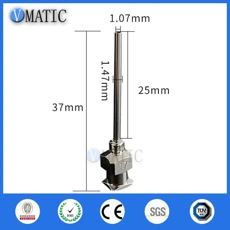 ‌8-30G Precision Dispensing Needles |(1") Stainless Steel Tips 12-Pack for Adhesive & Epoxy | Fast Shipping‌