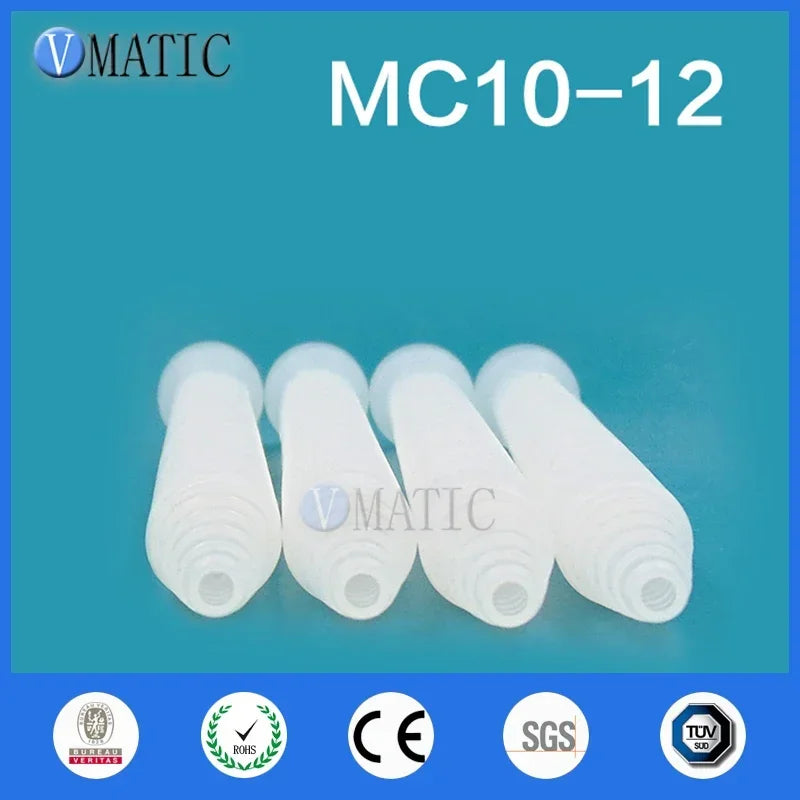 ‌MC10-12 Static Mixing Nozzle - Resin Static Mixer for Two-Part Epoxy Adhesives 10PCS/Bag High Flow & Durable Industrial Grade