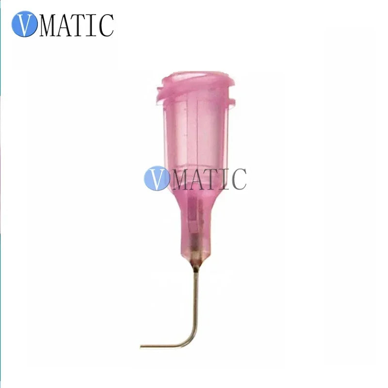 ‌Pink 20G 90° Dispensing Needle 0.5" | Color-Coded for Precision Crafts/Nail Art Free Shipping‌