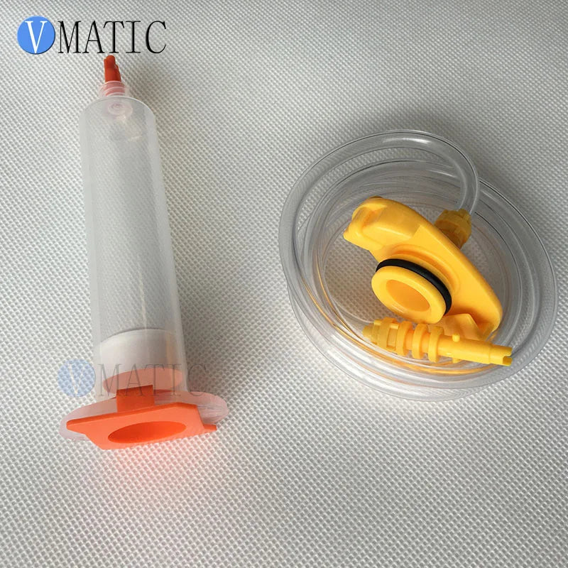 High Quality 10 Sets 30cc 30ml Glue Dispensing Syringe Barrel Adapter With Syringe Stopper & Piston