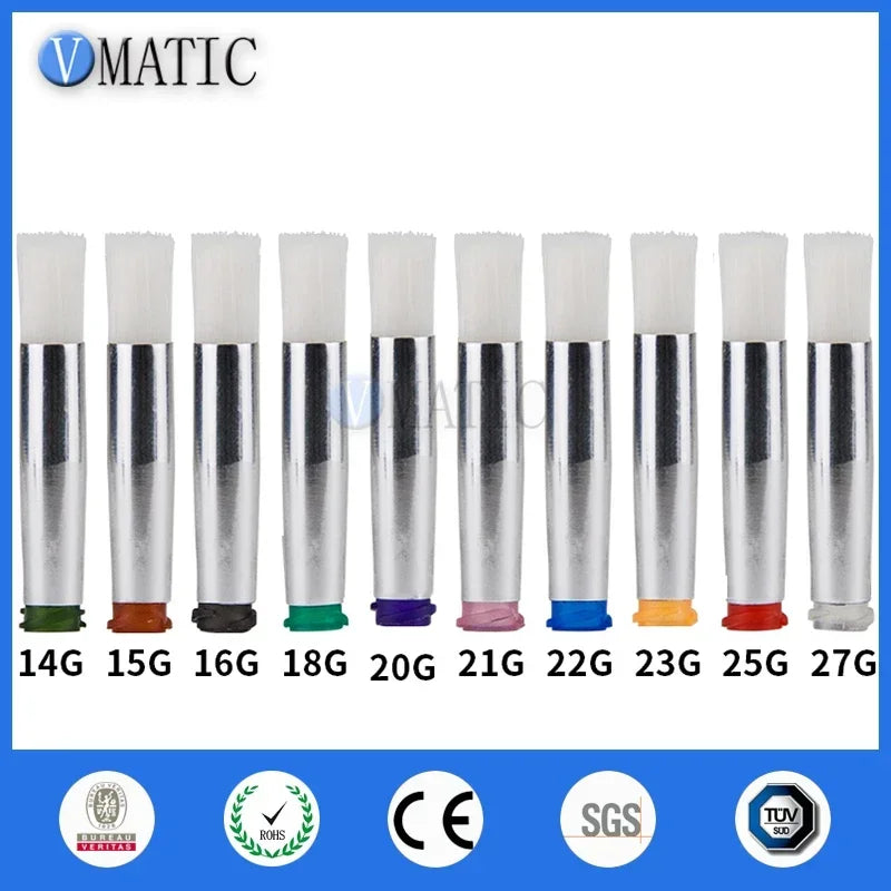 Free Shipping Glue Dispense Round Dia 7mm Screw Thread EFD Soft Needle Brush