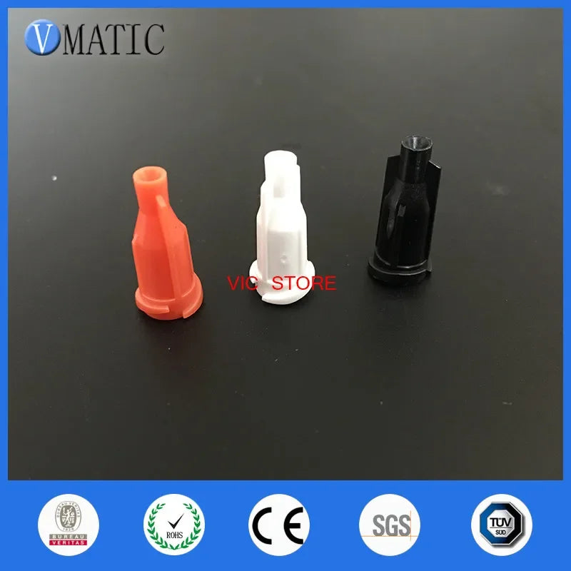 Free Shipping 1000Pcs American Style Dispensing Syringe Tip Cap Plastic Dispenser Syringe Stopper